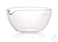 Abdampfschalen 45 ml | 10ST Abdampfschalen, DURAN®, mit Ausguss, 45 ml  Inhalt: 10 Stück
