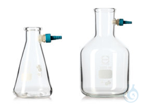 Saugflaschen Erlenmeyerform 100 ml Saugflasche, DURAN®, Erlenmeyerform, 100 ml, mit KECK Montage...