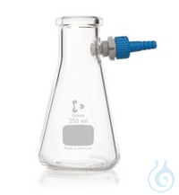 Saugflaschen Erlenmeyerform 250 ml Saugflasche, DURAN®, Erlenmeyerform, 250 ml, mit KECK Montage...