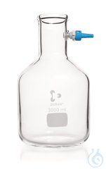 Saugflaschen Flaschenform 3000 ml Saugflasche, DURAN®, Flaschenform, 3000 ml, mit KECK Montage...