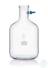 Saugflaschen Flaschenform 10000 ml Saugflasche, DURAN®, Flaschenform, 10000 ml, mit KECK Montage...