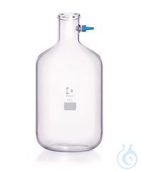 Saugflaschen Flaschenform 15000 ml Saugflasche, DURAN®, Flaschenform, 15000 ml, mit KECK Montage...