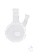 Zweihals-Rundkolben 250ml | 1ST Zweihals-Rundkolben, DURAN®, 250 ml, SH schräg NS 14/23, MH NS...