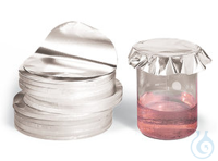 Aluminiumfolie, 0,03mm, Rundlinge 150mm 1000St. Rotilabo®-Aluminium-Rundlinge, Typ R 150, 1000 im...