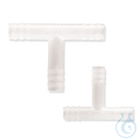 T-Stuecke 4 mm | 10ST Rotilabo®-T-Stücke, PP, natur, Ø außen 4 mm  Inhalt: 10 Stück