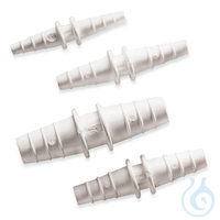 Schlauch-Verbindungsstuecke 2 mm | 10ST Rotilabo®-Schlauch-Verbindungsstücke, PP, weiß, Durchlass...
