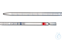 Messpipette Kl.AS 50 ml | 6ST Messpipetten Klasse AS, blau graduiert, AR-GLAS®, L 450 mm, 50 ml...