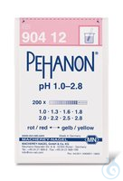 Indikatorpapier Pehanon pH 1,0-2,8 200 St Indikatorpapiere PEHANON®, mit aufgedruckter pH Skala,...