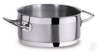Edelstahl-Topf 5 l, 1 St. Edelstahl-Topf, Edelstahl 18/10, 5 l, Ø 240 mm, H 120 mm, Deckel bitte...