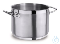 Edelstahl-Topf 9 l, 1 St. Edelstahl-Topf, Edelstahl 18/10, 9 l, Ø 240 mm, H 210 mm, Deckel bitte...