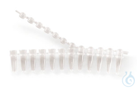 PCR-Reaktionsstreifen 125ST PCR-Reaktionsstreifen, PP, farblos, 0,2 ml  Inhalt: 125 Stück