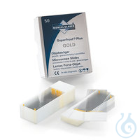 Objektträger Superfrost Plus Gold 72 ST Objektträger SuperFrost® Plus Gold, Kalk-Natron-Gas,...