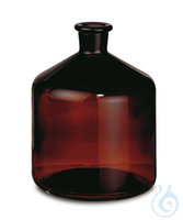 Bürettenflasche 2000 ml Braunglas 1ST Bürettenflasche für Titrierapparate, Kalk-Soda-Glas,...