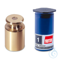 M1-Prüfgewicht 50 G mit Etui | 1ST Prüfgewicht OIML-Klasse M1, Edelstahl, ohne Zertifikat, 50 g...