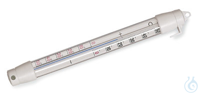 Kunststoff-Thermometer Kältethermometer, Kunststoff, weiß, Messbereich -50 - +50 °C  Inhalt: 1 Stück