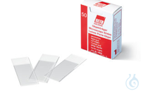 Objektträger 76x26mm, geschnitten | 50St. Standard-Objektträger, Kalk-Natron-Glas, geschnitten, 1...