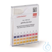 Indikatorstaebchen pH-Fix 2,0-9,0 100ST Universal-Indikatorstäbchen pH-Fix,...