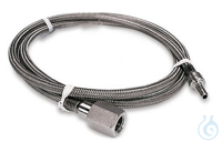 PTFE-Hochdruckschlauch PTFE-Schlauch mit NPT-Innengewinde, 1/4 Zoll, auf Rohrstutzen 6 mm...