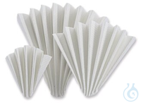 Faltenfilter MN 614 1/4, Ø 240 mm, 100 St Filterpapiere genarbt, Typ MN 614 1/4, gebleicht, Ø 240...