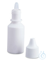 Tropfflaschen aus LDPE, weiß, 4 ml 25 St. Tropfflaschen, LDPE, weiß, 4 ml  Inhalt: 25 Stück