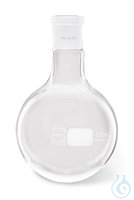 Rundkolben 100 ml, NS 19/26 | 1 St. Rundkolben, DURAN®, Klarglas, 100 ml, NS 19/26  Inhalt: 1 Stück