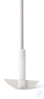 PTFE-Ruehrwelle Halbmond L 800/16 mm PTFE-Rührwelle aus Edelstahl, Halbmond, L 800mm,...