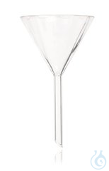Analysentrichter DURAN Dm 70 mm 1ST Analysentrichter, gerippt, DURAN®, Trichter-Ø außen 70 mm,...