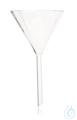 Analysentrichter DURAN 100 mm | 1ST Analysentrichter, gerippt, DURAN®, Trichter-Ø außen 100 mm,...