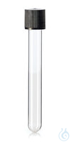 Ar-Glas-Kulturröhrchen 12 X 100 mm 100ST Kulturröhrchen m. Schraubkappe, AR-GLAS®, Gewinde GL 14,...