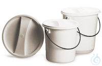 Eimer Luftdicht 7,6 Liter Eimer mit Deckel, LDPE, 7,6 l, H 267/254 mm  Inhalt: 1 Stück