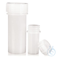 Rotilabo®-Schraubdeckeldosen, LDPE, 10 ml, Ø 21/17 mm, H 52 mm  Inhalt: 10 Stück