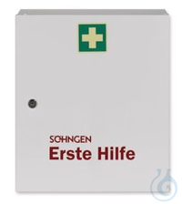 Verbandsschrank, groß Verbandschrank, gem. DIN 13169, B 402 x T 112 x H 462 mm  Inhalt: 1 Stück