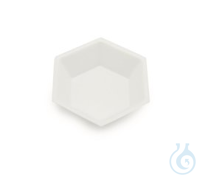 Rotilabo-Wägeschalen hexagonal 500St Rotilabo®-Wägeschalen hexagonal, PS, antistatisch, 50 ml...