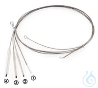 Rotilabo Schlauchbürste Nylon mit 2 St Rotilabo®-Schlauchbürsten, Nylon, abriebfest, Bürste, L...