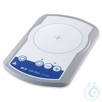 Kleinmagnetrührer lab disc, white | 1 St. Magnetrührer lab disc, 800 ml, IP 65, 150-1500/min, Ø...