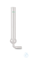 Trockenrohr ohne Schliff, gebogen | 1 St Trockenrohr, DURAN®, gebogen, DIN 12610, Innen-Ø 13 mm,...