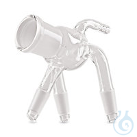 Destillatverteiler (Spinne) NS 14/23 1 St Destillatverteiler n. Bernauer (Spinne), Hülse NS...