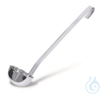 Schöpfkelle, 18/10, 20 ml, 45 x 220 mm 1St. Rotilabo®-Schöpfkelle, Edelstahl 18/10, Ø 45 mm,...