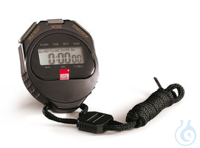 Rotilabo® Stoppuhr, Schwarz | 1ST Rotilabo®-Stoppuhr, 24 h Laufzeit, L 69 x B 59 x T 19 mm...