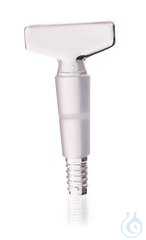 Hahnküken aus SBW-Glas NS 12,5 2 St. Hahnküken, SBW-Glas, für NS 12,5, Bohrung Ø 2 mm  Inhalt: 2...