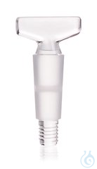 Hahnküken aus SBW-Glas NS 18,8 | 2 St. Hahnküken, SBW-Glas, für NS 18,8, Bohrung Ø 4 mm  Inhalt:...