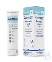 Teststäbchen Quantofix® Peressigsäure 50 100 St. Teststäbchen Quantofix®, Peressigsäure, L 95 x B...