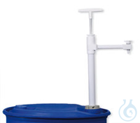 Fasspumpe PTFE mit Auslaufbogen 60 cm | 1 St. Fasspumpe PTFE, Eintauchtiefe 60 cm, 270 ml/Hub...