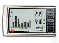 Thermohygrometer testo 623 1 St Thermohygrometer testo 623, Historienf., d. Messwerte, 0 - 100 %...