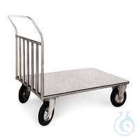 Transportwagen Plattform 1000x700 | 1ST Rotilabo®-Transportwagen, Edelstahl, Plattformgröße 1000...
