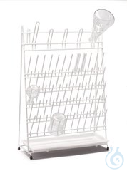 Rotilabo-Abtropfgestell Rotilabo®-Abtropfgestell, PE, 60 Stäbe / 5 Bögen, Höhe 610 mm  Inhalt: 1...