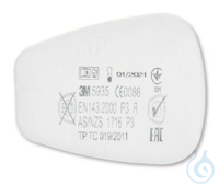 3M Partikel-Vlies-Einlegefilter P3 20ST Partikel-Einlegefilter, von 3M, gem. EN 143, Filtertyp P3...