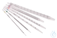Serologische Pipetten 1ml,Steril 1000s Einweg-Pipetten, Standard, gelb, PS, steril, 25/Pack, L 27...
