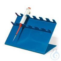 Rotilabo-Pipettenständer Blau | 1ST Pipettenständer, ABS, blau, für 6 Pipetten  Inhalt: 1 Stück