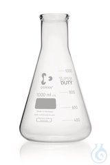 DURAN®-Weithals -Erlenmeyerkolben 1000ml | 10 St DURAN®-Super Duty Weith. Erlenmeyerkolb.,...